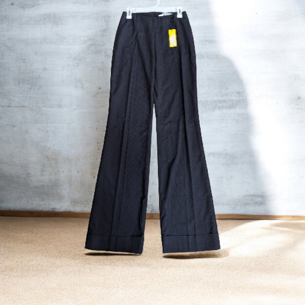 Elegant Black Wide-Leg Trousers